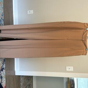 Super high rise pleated trouser